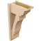Ekena Millwork 7 1/2-in W x 14-in D x 26-in H Balboa Trad Rough Cedar Woodgrain TimberThane Outlooker, Primed Tan OUTUR075X14X26BOA04RCPR - alternate 2